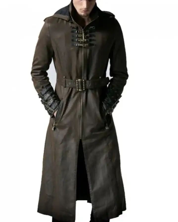 Wasteland Steampunk Brown Coat | William Jacket