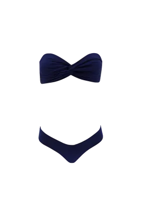 Wave Bikini in Navy - Bottom