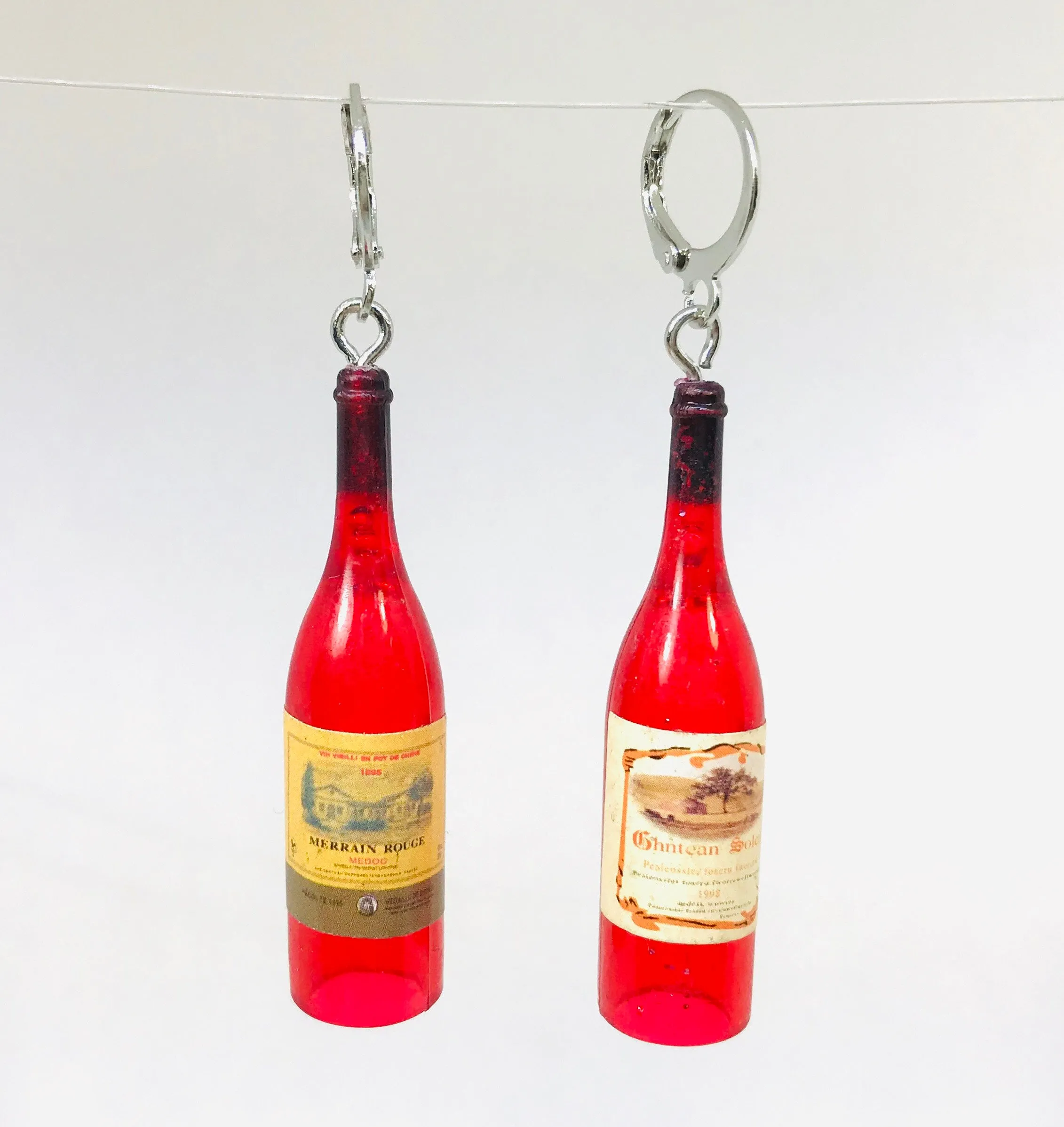 Wine Bottle Earrings