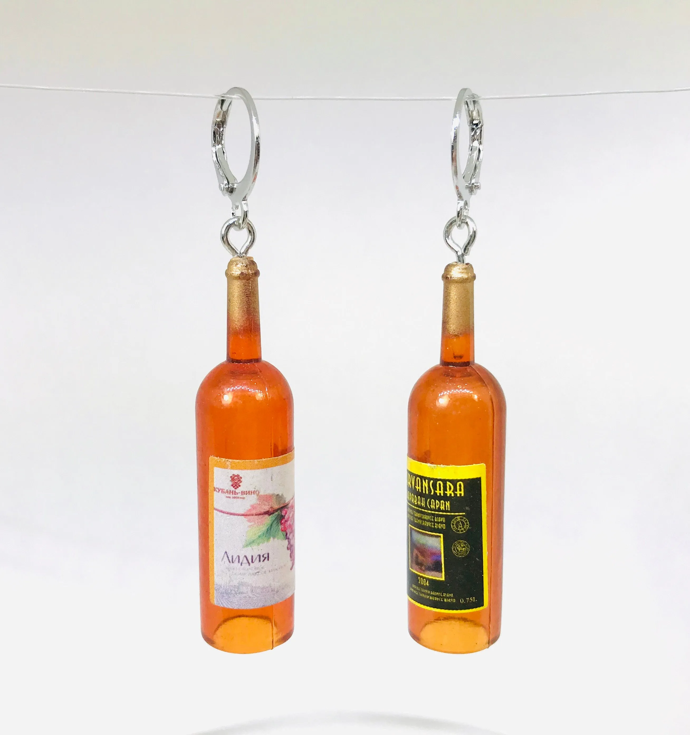 Wine Bottle Earrings