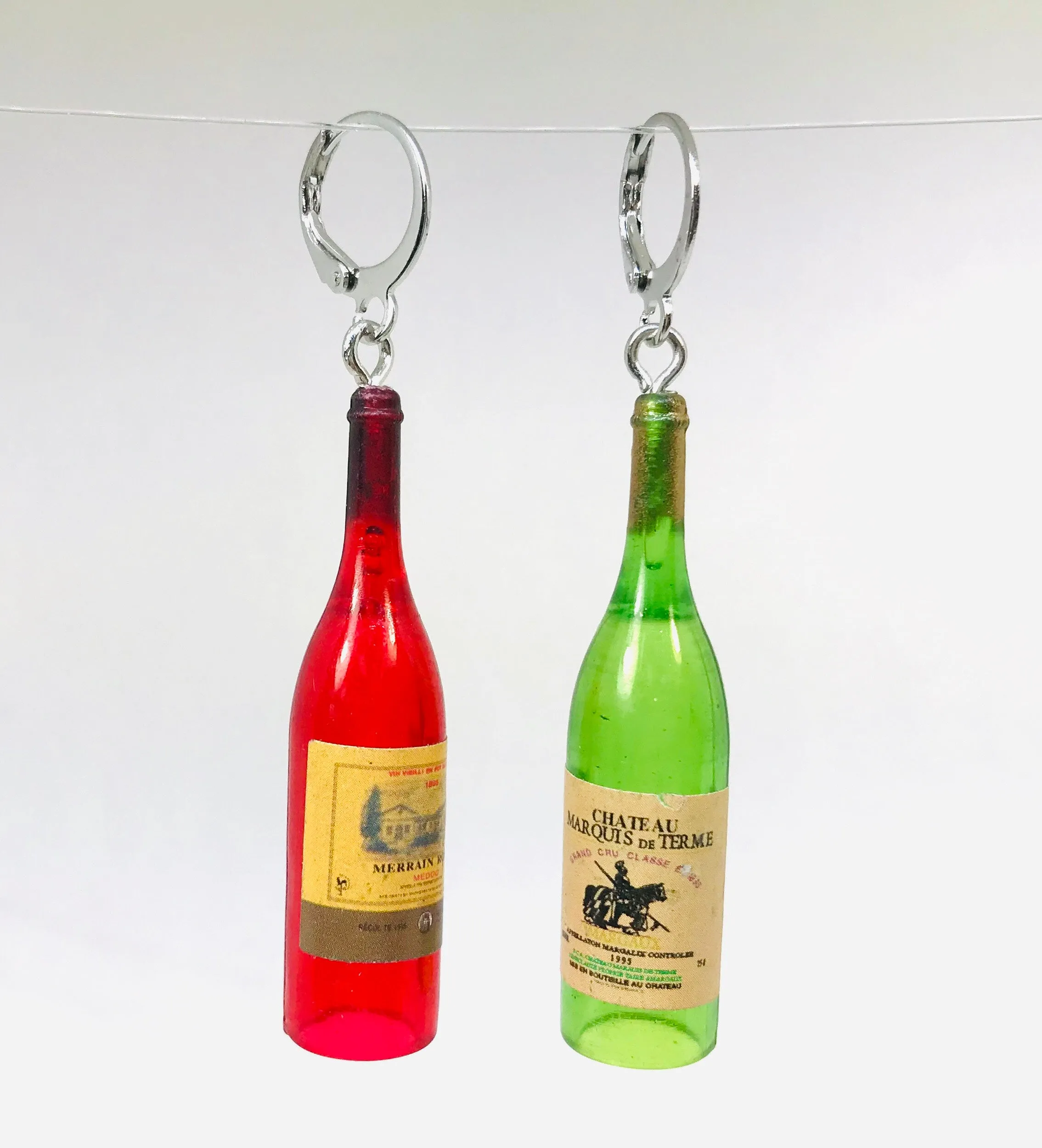 Wine Bottle Earrings