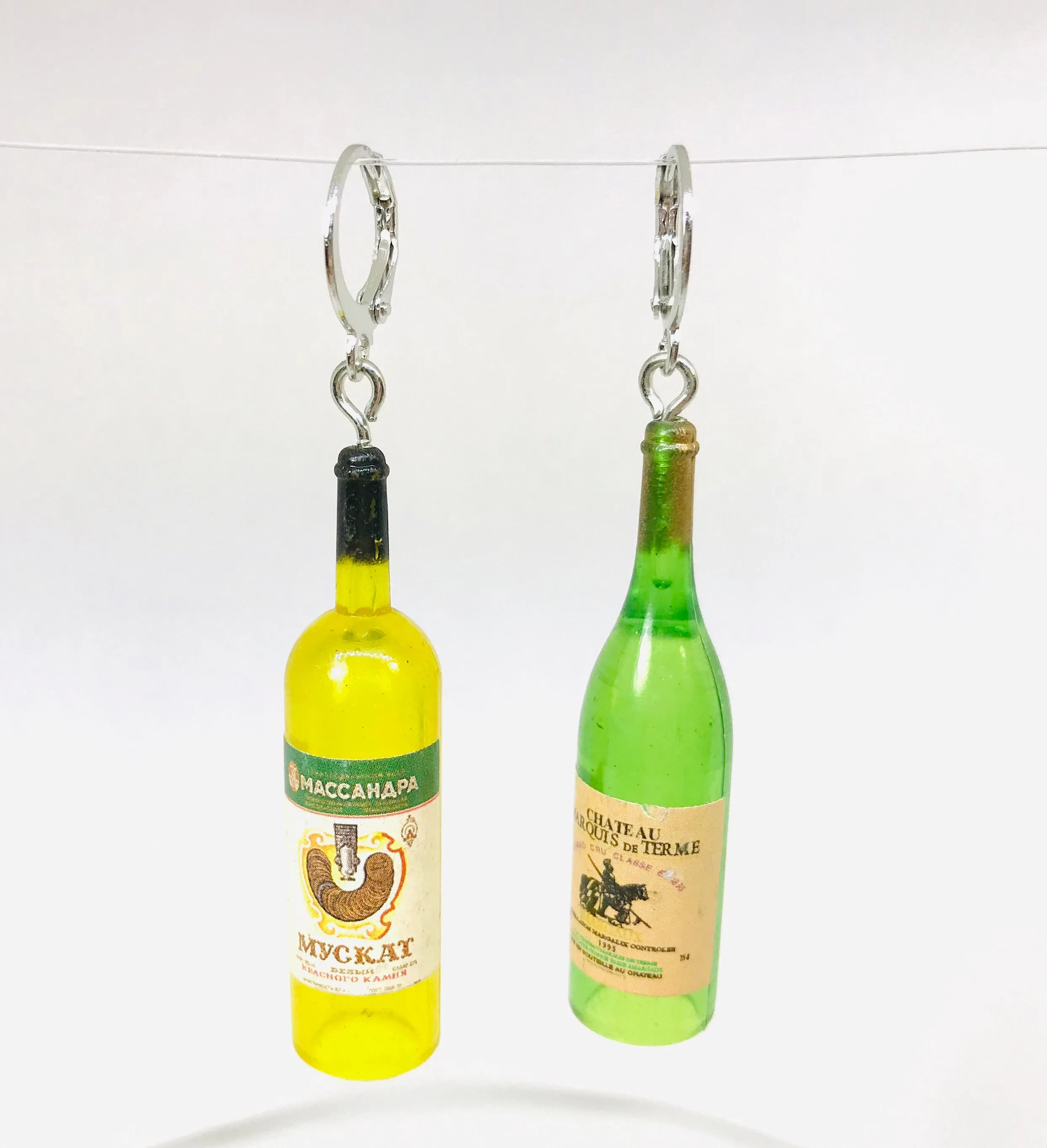 Wine Bottle Earrings