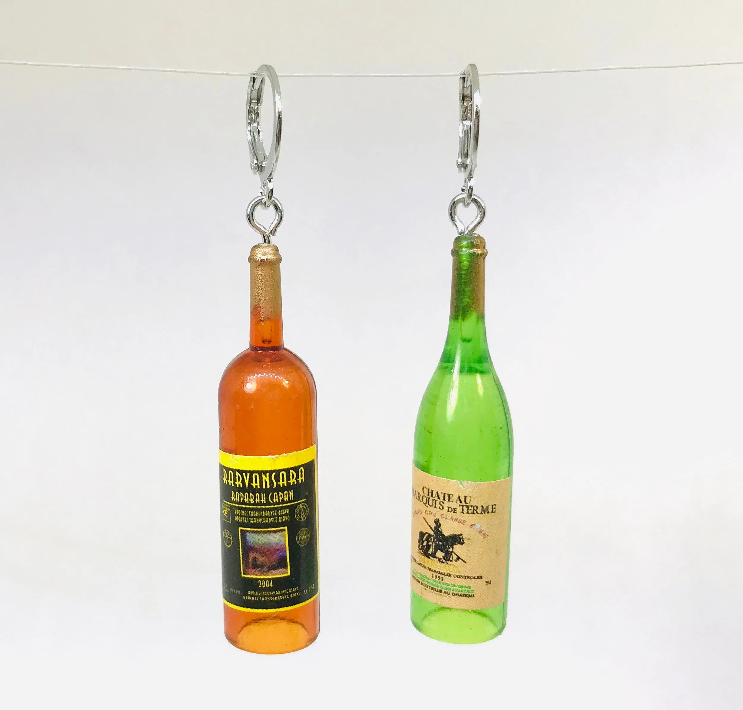 Wine Bottle Earrings