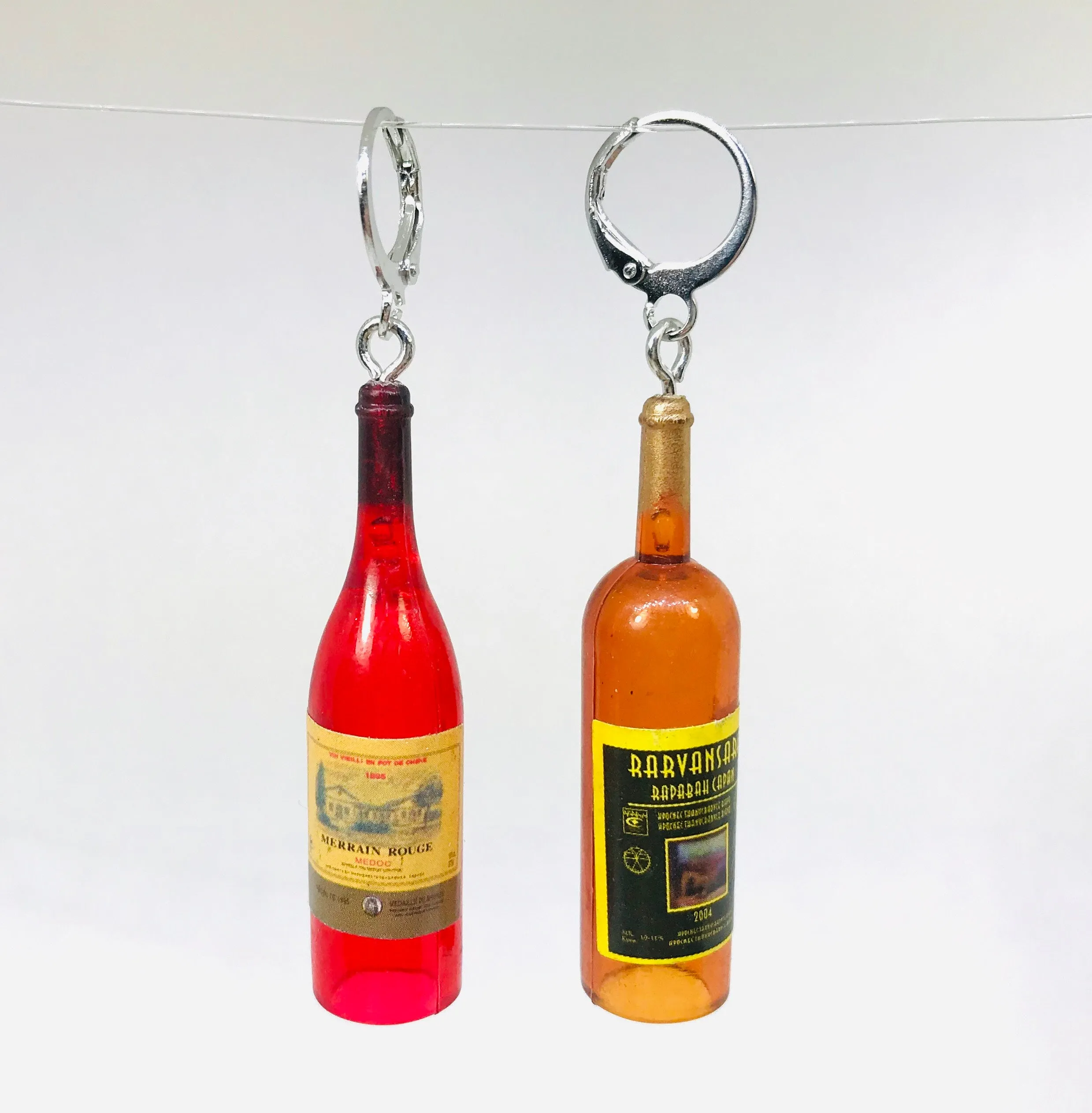 Wine Bottle Earrings