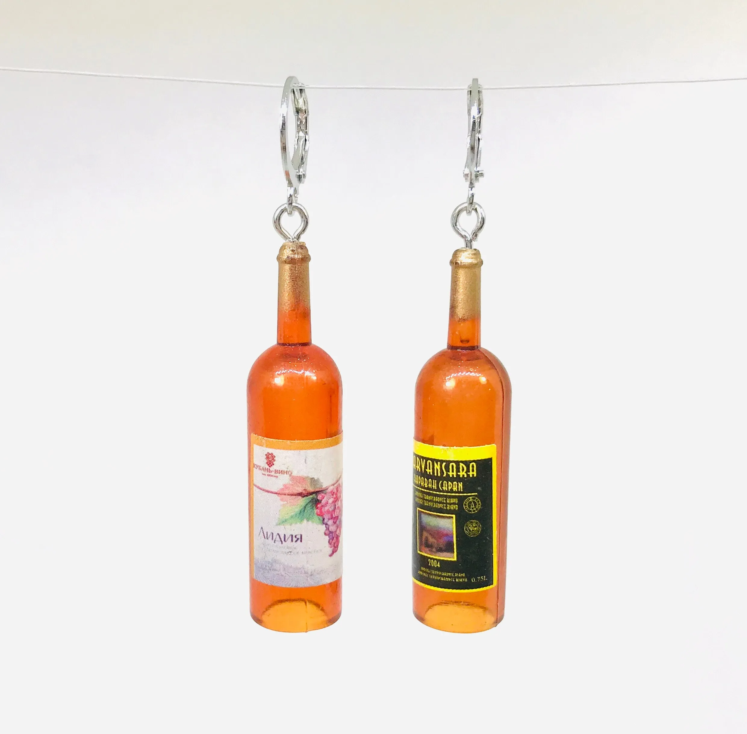 Wine Bottle Earrings