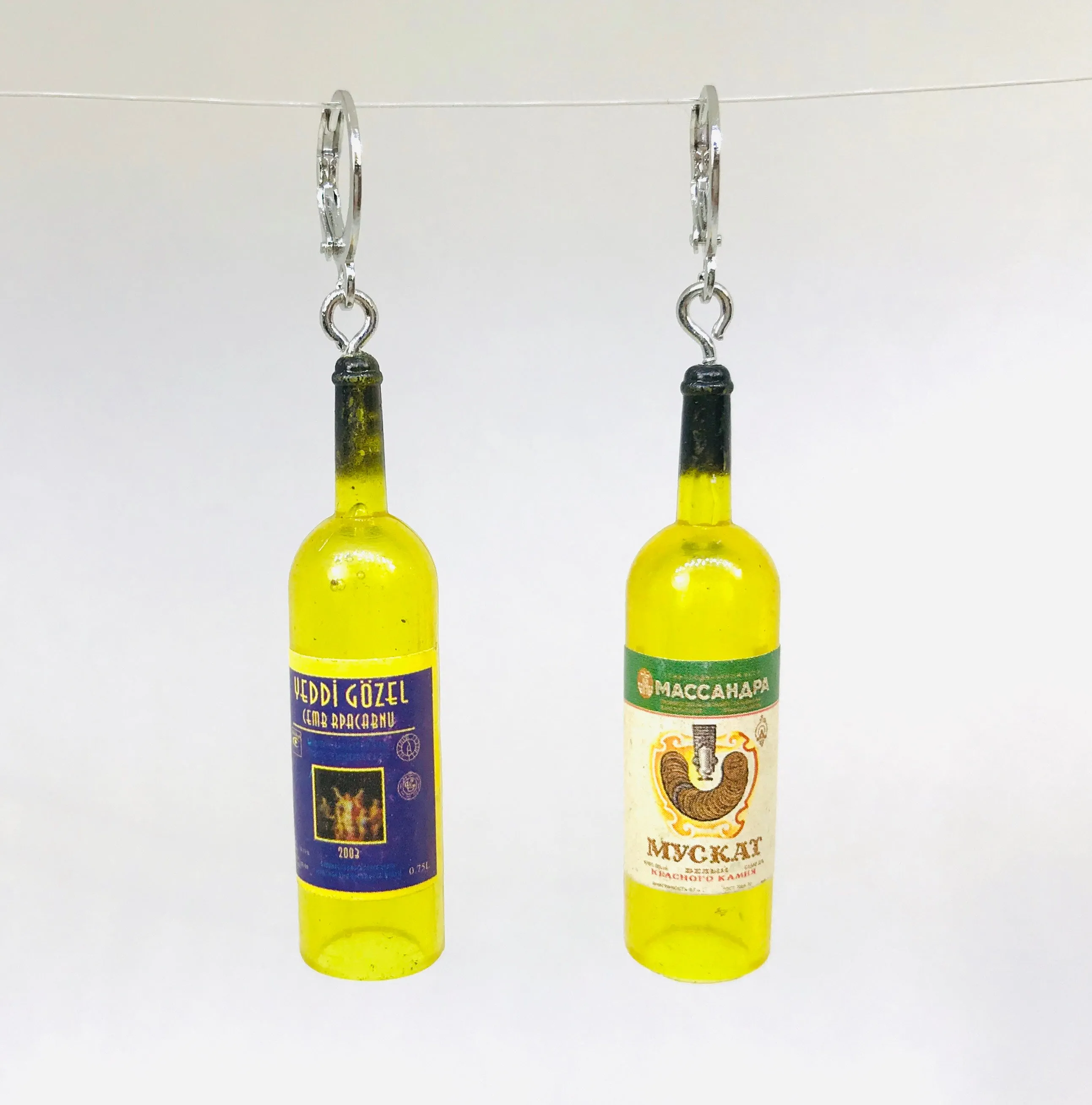 Wine Bottle Earrings