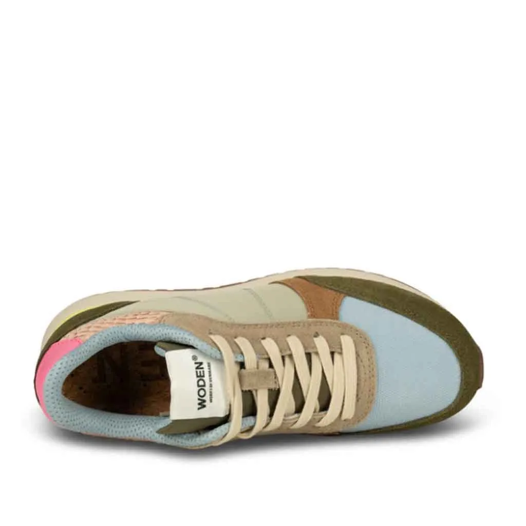 Woden Ronja Sneaker - Stone Multi