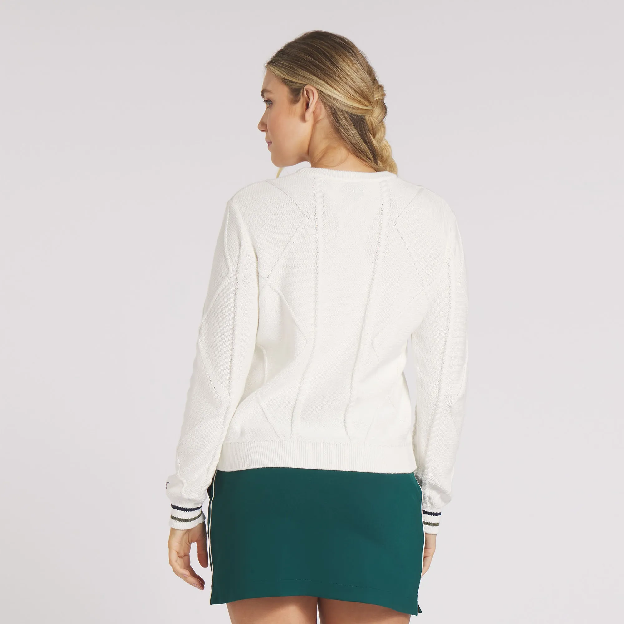 Women's Kate Cable Knit Golf Sweater