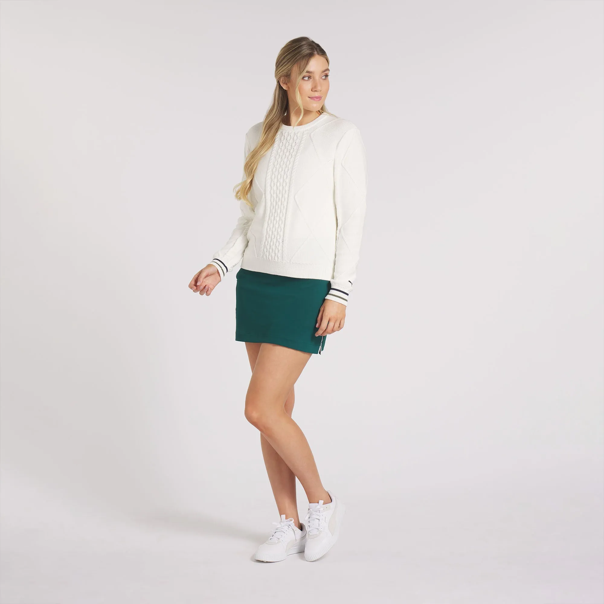 Women's Kate Cable Knit Golf Sweater