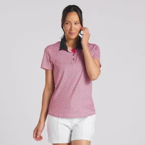 Women's Volition Multi Flag Golf Polo