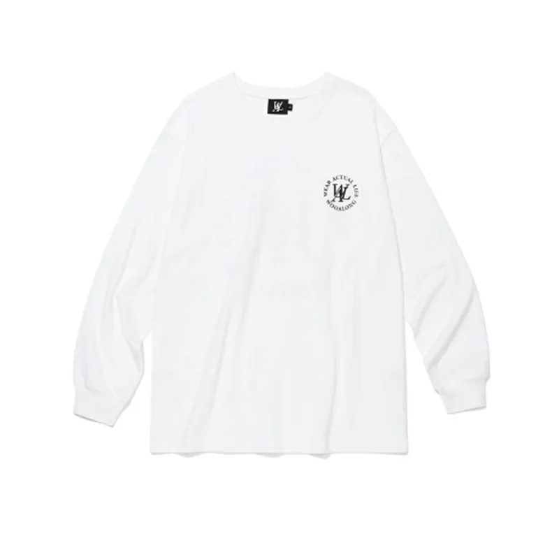 WOOALONG  |Unisex Street Style Plain Cotton Logo T-Shirts