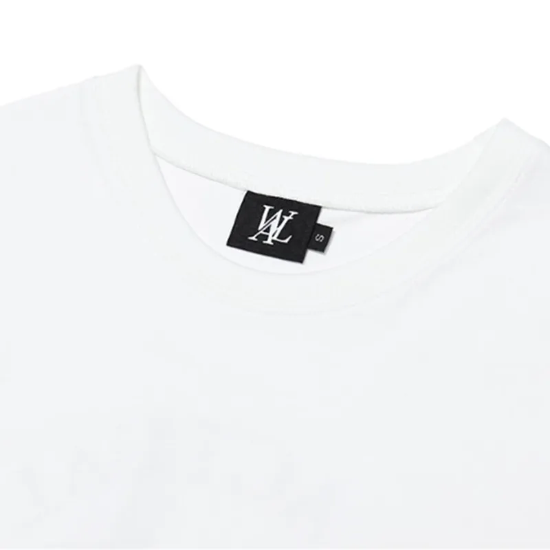 WOOALONG  |Unisex Street Style Plain Cotton Logo T-Shirts