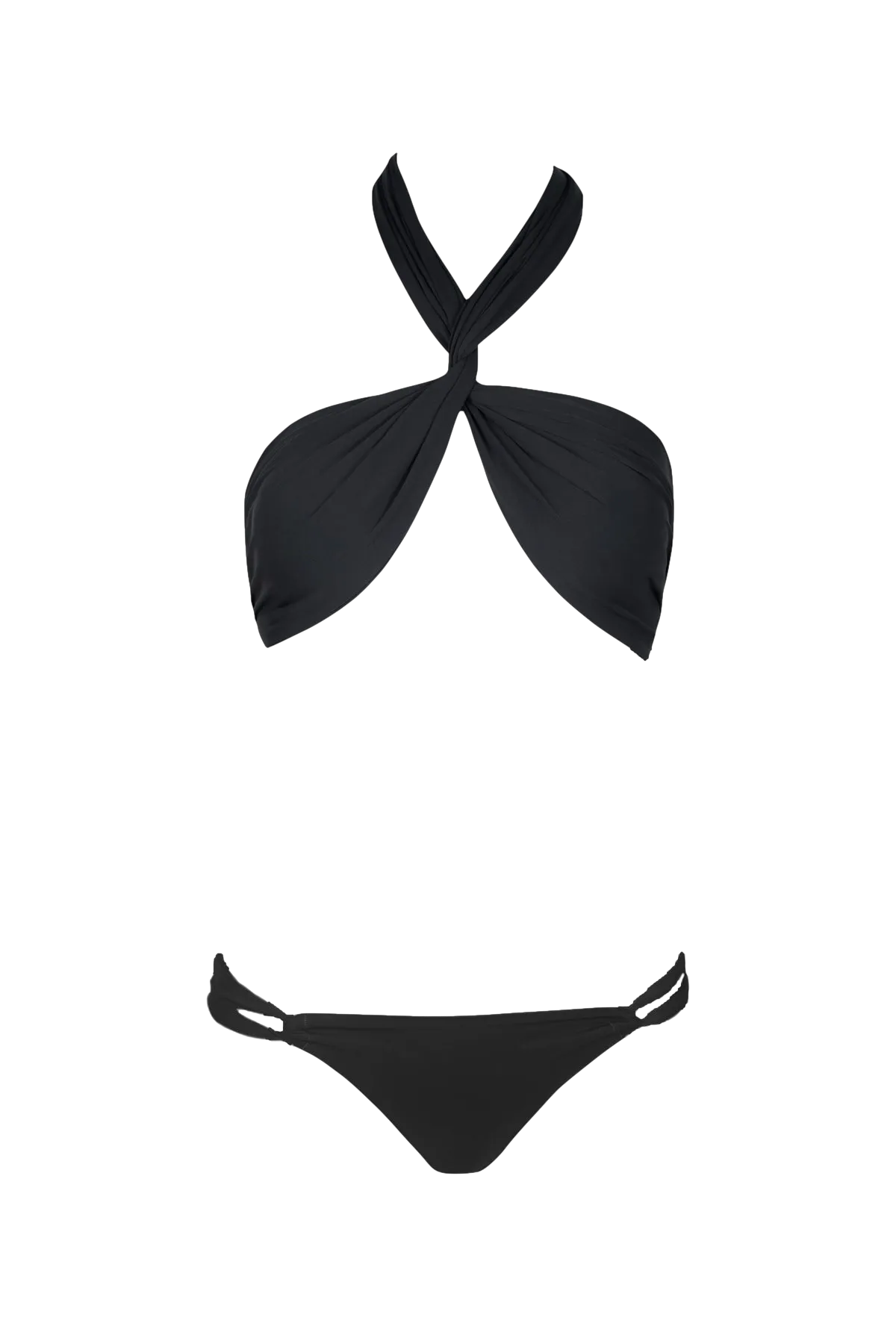 Wrap Bikini in Black - Bottom