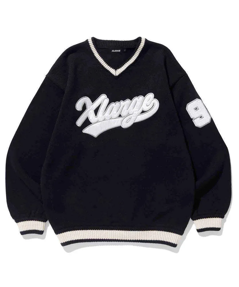 X-Large  |Unisex Street Style Plain Cotton Logo Sweaters