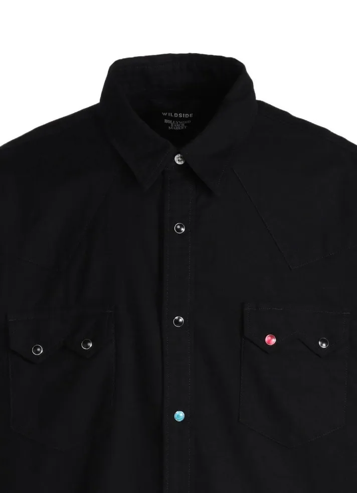 Yohji Yamamoto  |Street Style Collaboration Long Sleeves Cotton Logo