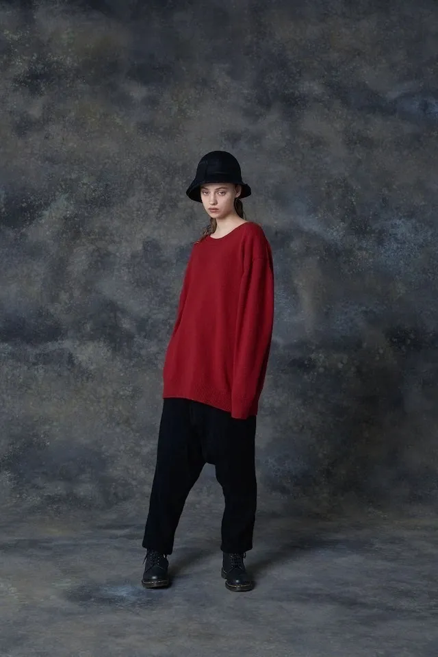 Yohji Yamamoto  |Unisex Street Style Long Sleeves Plain Designers Sweaters