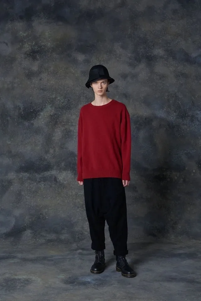 Yohji Yamamoto  |Unisex Street Style Long Sleeves Plain Designers Sweaters