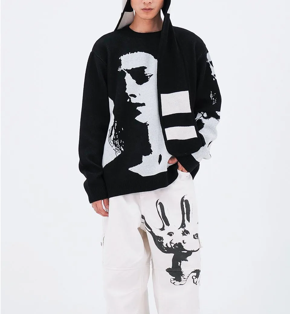 YOUTHBATH  |Unisex Street Style Long Sleeves Oversized Sweaters